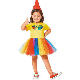 Crayola ISD107211XS Toddler Crayola® Crayon Box Dress Costume