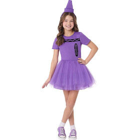 Crayola ISD107212PS Kids Crayola® Purple Crayon Box Dress Costume