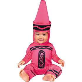 Crayola ISD107561PKS Baby Crayola® Pink Crayon Jumpsuit Costume