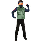 Morris Costumes ISD90977XL Kids Naruto Kakashi Hatake Costume Kit