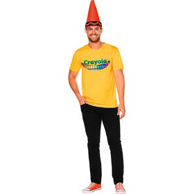 Crayola ISD96852BXXL Adults Crayola® Crayon Box T-Shirt Costume Kit