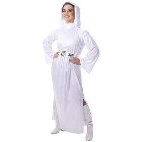 Morris Costumes JWC1020 Princess Leia&#8482;Adult Hooded Costume