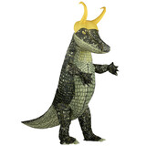 Jazwares JWC2436 Adults Marvel's Alligator Loki Inflatable Costume
