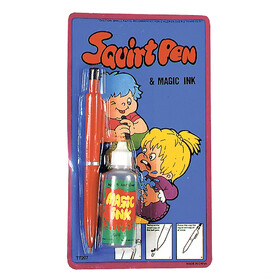 Morris Costumes KA-135 Squirt Pen With Disapprng Ink