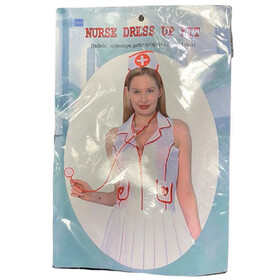 Morris Costumes KBWKIT092 Adults Nurse Costume Accessory Kit - 4 Pc.