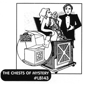 Morris Costumes LB143 Chest Of Mystery Illusion Plan