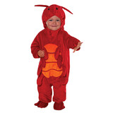 Morris Costumes LF10154TL Toddler Happy Hoodie Lobster Costume