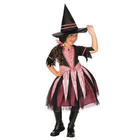 Morris Costumes Girl's Sparkle Witch Dress Costume