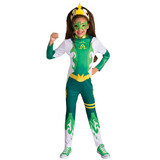 Morris Costumes LF40545MD Girl's Mysticons Emerald Costume