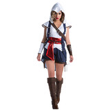 Morris Costumes Women's Assassins Creed Connor Costume