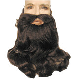 Lacey Wigs LW222DKBN Men's Deluxe Beard & Mustache Set