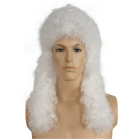 Morris Costumes LW240WT Adult's White Special Bargain Judge Wig