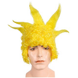 Morris Costumes LW284YW Adult's Yellow Spikes Wig