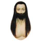 Lacey Wigs LW296MBN Saigon Beard And Wig Set