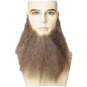 Lacey Wigs LW348LCBNGY Men's Human Hair 10" Long Full-Face Beard