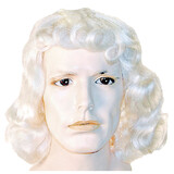 Morris Costumes LW368WT Adult's White Colonial Quaker Wig
