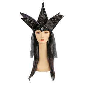 Morris Costumes LW395BK Witch Deluxe Headdress