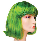 Morris Costumes LW489GRGR Women's Green Bargain China Doll With Tinsel Wig