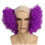 Lacey Wigs LW527DPR Adult's Bald Curly Clown Wig