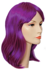 Lacey Wigs LW-554DPR Cleo New Round Dk Purple