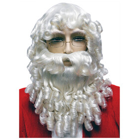 Morris Costumes LW64WT Santa Wig And Beard Set
