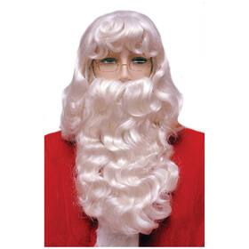 Morris Costumes LW69WT Santa Wig And Beard Set LW69