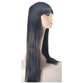 Morris Costumes LW98BK Women's Long Pageboy Wig