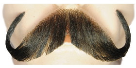 Lacey Wigs LW630 Handlebar Mustache - Blend