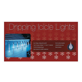 Morris Costumes MA956 10 Dripping Icicle Holiday LED Lights