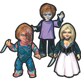 Trick or Treat Studios MADKUS100 Child's Play&#153; Chucky Wall Decoration Cutouts