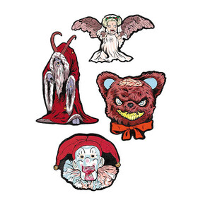 Trick or Treat Studios MAMCLE101 4 Pc. Krampus Cutout Wall Decoration Collection - Series 1