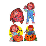 Trick or Treat Studios MAMCUS102 Child's Play™ Chucky Cutouts Wall Decoration Set - Series 1