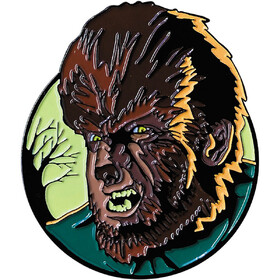 Trick or Treat Studios MASFCE100 1 3/4" The Wolf Man Wolf Man Character Face Full-Color Enamel Pin