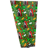 Trick or Treat Studios MASFLE105 Krampus Seasons Greetings Christmas Wrapping Paper