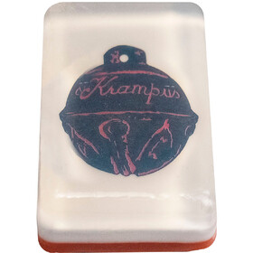 Trick or Treat Studios MASFLE113 4.5 oz. Krampus Bell Image Soap Bar with Winter Bloom Scent