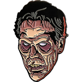 Trick or Treat Studios MASFSC100 1 3/4" Evil Dead 2 Evil Ash Face Full-Color Enamel Pin