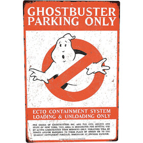 Trick or Treat Studios MASFSP106 Ghostbusters Ghostbuster Parking Only Metal Sign