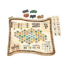 Trick or Treat Studios MATPQGWB01 Trick or Treat Studios Gold West Wild West-Themed Board Game for 2 to 4 Players