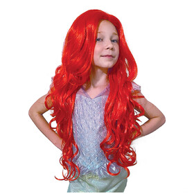 Morris Costumes MC21 Child's Red Mermaid Wig