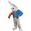 Morris Costumes MC26 Adult's Easter Bunny Costume with Blue Jacket &amp; Vest