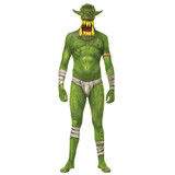 Morris Costumes Men's Green Orc Morphsuit Costume