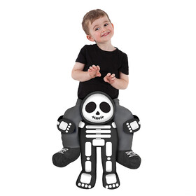Morris Costumes MHPBTSK Toddler Skeleton Piggyback Costume