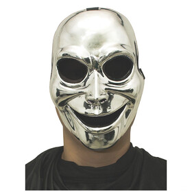 Morris Costumes Plastic Sinister Ghost Halloween Mask