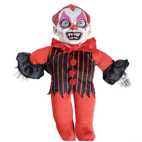 Morris Costumes MR122718 19" Haunted Clown Doll Prop