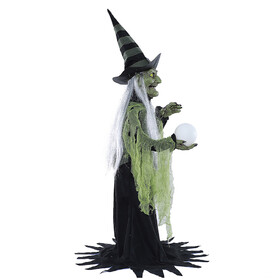 Morris Costumes MR123485 36" Fortune Teller Witch Animated Prop