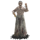 Morris Costumes MR124394 Scary Granny Halloween Decoration