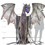 Morris Costumes MR124527 7' Animated Winter Dragon Halloween Decoration