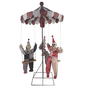 Morris Costumes MR124530 Animated Clown-Go-Round Halloween Decoration