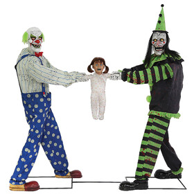 Morris Costumes MR124653 Animated Tug Of War Clowns