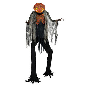 Morris Costumes MR124912 7' Scorched Scarecrow with Flamelight Animated Prop